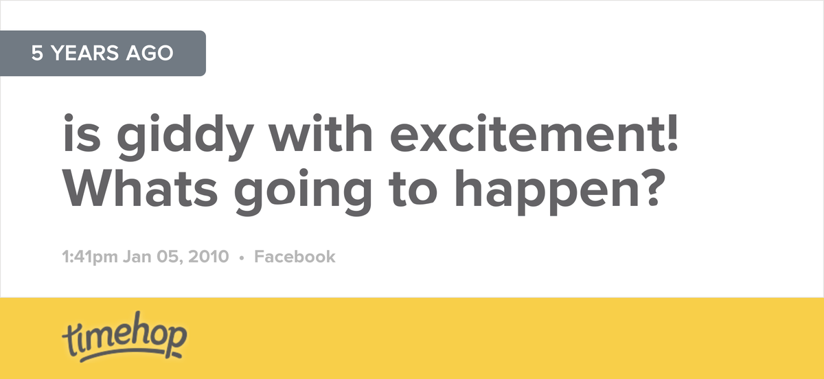 DDoesMissions's tweet photo. Exactly 5 years ago, I was giddy with excitement but I didn't know why. Today, I'm giddy with excitement and ther... http://t.co/aEIObMRouM