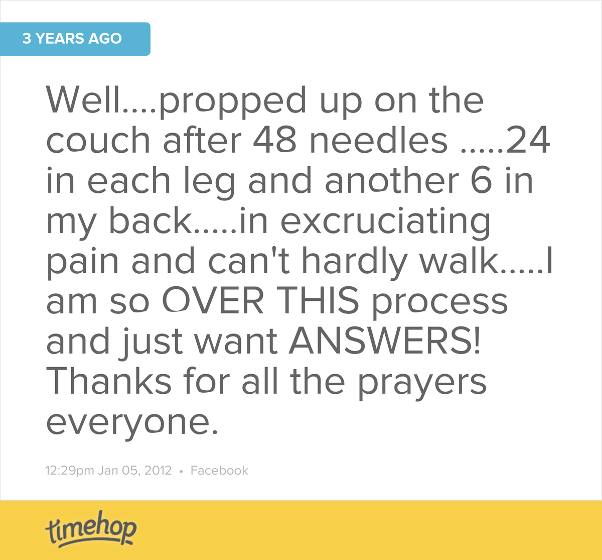 AmyJulie347's tweet photo. This was sooo long ago.....and I STILL don't have the answers I need. So discouraging. http://t.co/l484YZoaSa http://t.co/hVgpH6wbfm