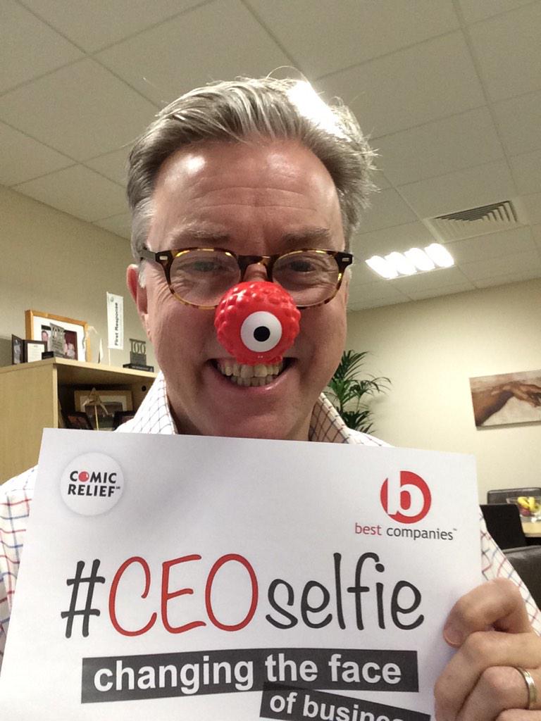 Having fun supporting Comic Relief with Best Companies