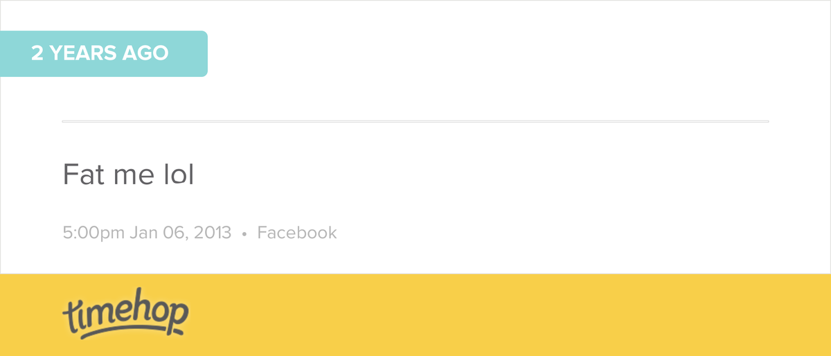 bexihuddon's tweet photo. Woah how fat was I  http://t.co/O4mGUfjm6L http://t.co/EBSnxyMiop