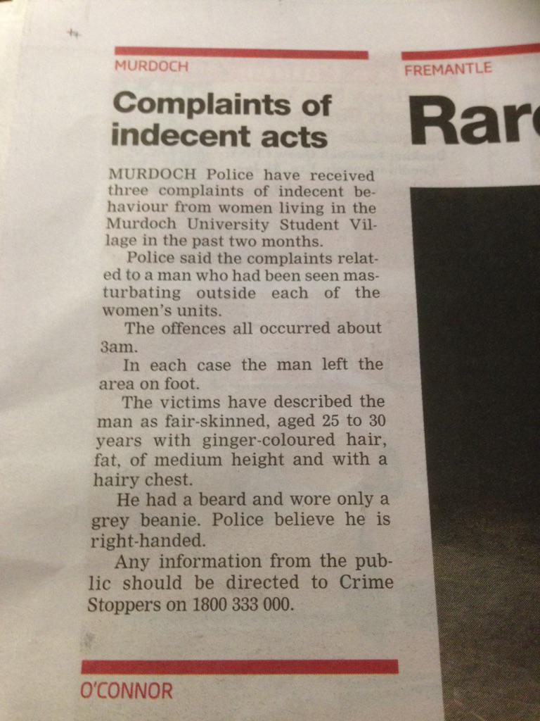 candice_barnes's tweet photo. Story of the week in @MelvilleTimes!!! Refer to second last paragraph... 😂 @MurdochPol http://t.co/bHipVGo9hV