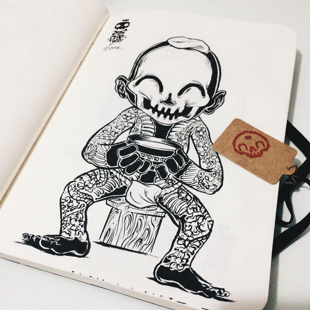 Mrclogtwo's tweet image. "The Calm Yokai"
2014
Ink on paper