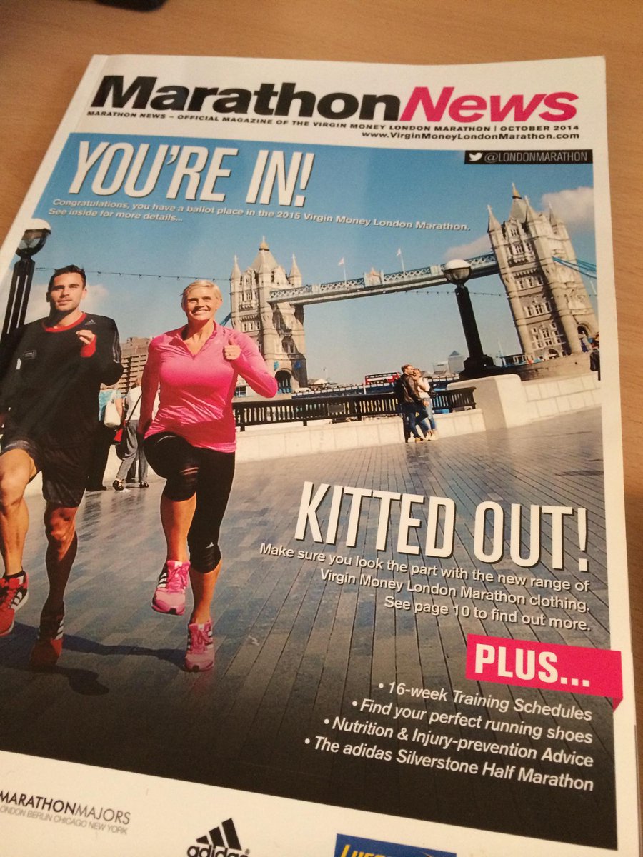 RT if you have officially started your Virgin Money #LondonMarathon training TODAY! #Running #Marathontraining