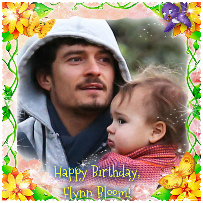Happy Birthday to the cute Elfing Flynn, the son of the mighty Elf Orlando Bloom! :) Be happy! 