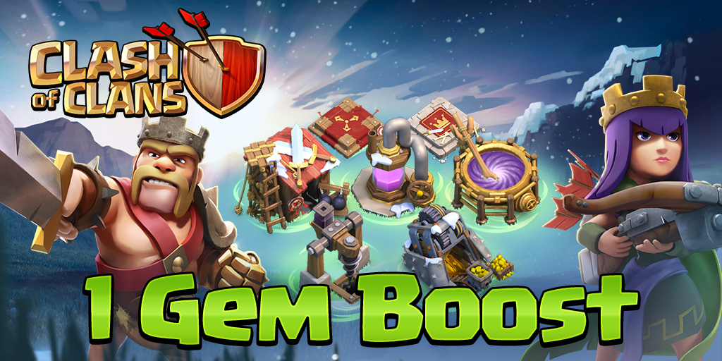 ClashOfClansME's tweet photo. تذكير | سيتم غداً إيقاف التسريع للمباني والمصانع بجوهرة واحدة خلال التوقف للصيانة #كلاش_اوف_كلانس #كلاش . http://t.co/BZcItnh3gy
