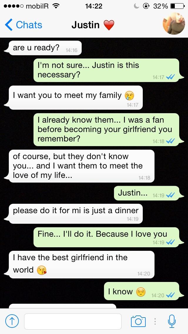 TextingBiebeer's tweet photo. #Imagine - Justin Bieber &amp; you.
Meet my family.
Enjoyyyyy. http://t.co/yzclwaRhjo