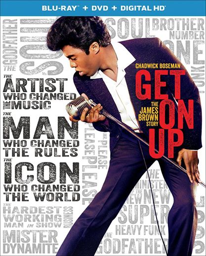 Chadwick Boseman is James Brown in #GetOnUp. Own it TODAY on Blu-ray, DVD &amp; Digital HD > uphe.biz/GetOnUp