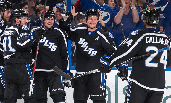 TBLightning's tweet photo. Who's your 1st half MVP? Vote using #LightningMVP.
1 random voter will win a new third jersey! Vote until 2 p.m. ET. http://t.co/KxLBmAvxNB