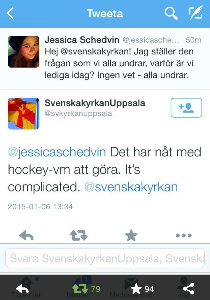 Snyggt twittrat av svenska kyrkan - roligt, oväntat = uppsnappat av media och #viral