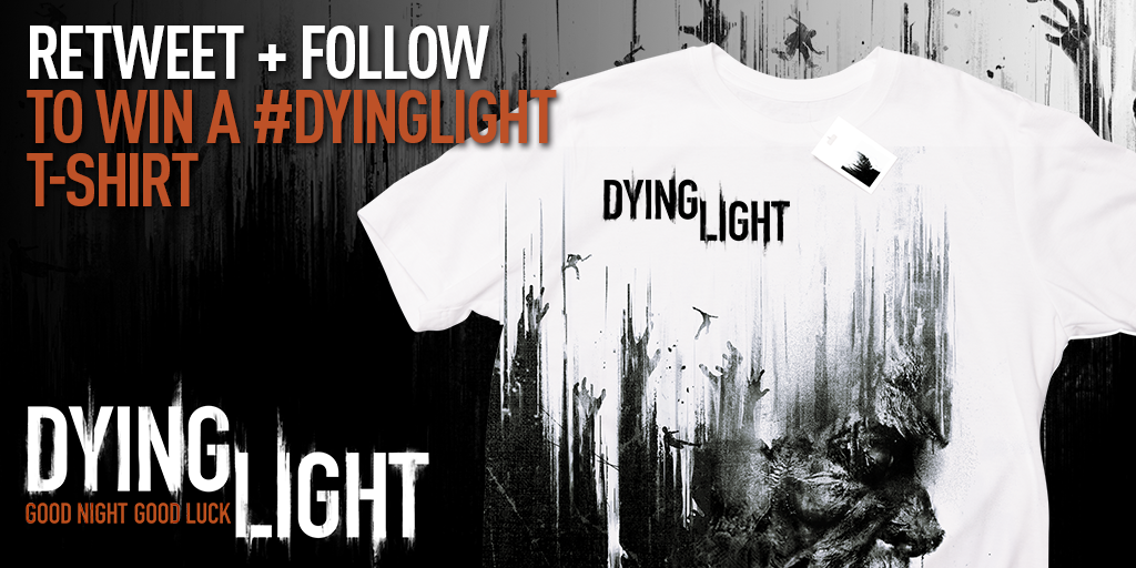 DyingLightGame's tweet image. New T-Shirt Giveaway?
New T-Shirt Giveaway.

- Follow @DyingLightGame
- RT this tweet

Good luck.