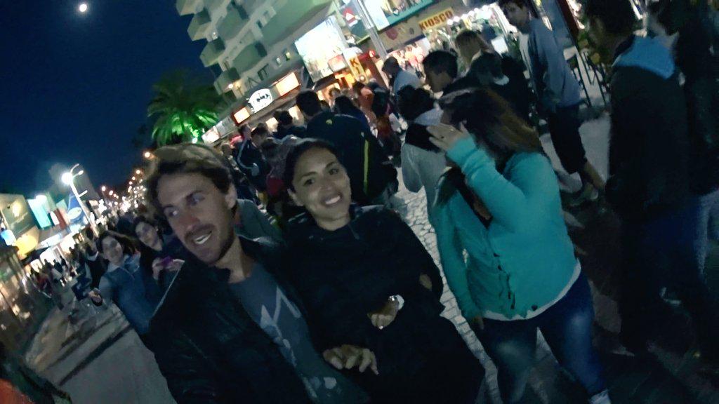 NahuelFLopez's tweet photo. Paseando con @_adrianaquevedo por #villagesell con la #actioncammini @SonyLatin preparense para lo q viene :) http://t.co/RF38rgAWFf