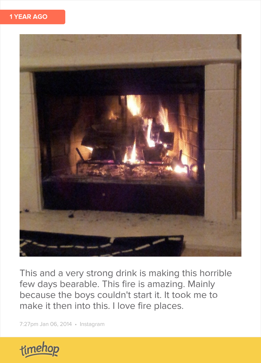 throwing48love's tweet photo. I wish I had a fireplace... 

This was one of the best things from that night. Damn memories. 😕🍺❄⛄ http://t.co/PIJ13K5CSu