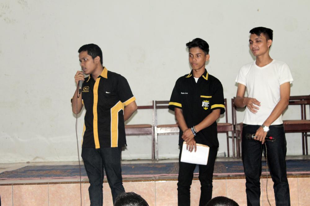 Kata Sambutan perwakilan Simple Ambition #Baksos Panti Asuhan Yayasan Amal Sosial Alwashliyah