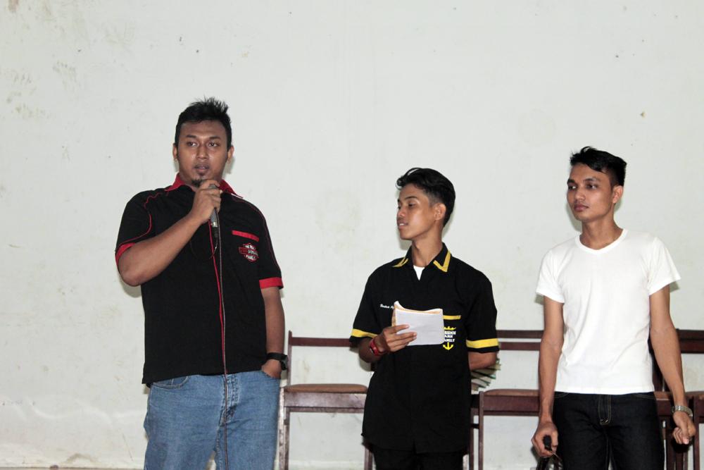 Kata Sambutan perwakilan dari NoName #Baksos Panti Asuhan Yayasan Amal Sosial Alwashliyah