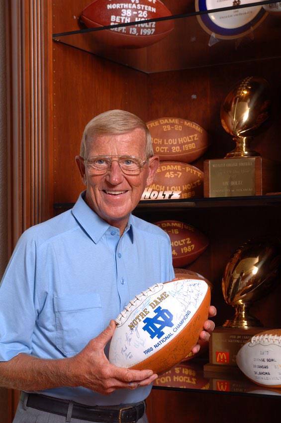 Happy birthday Lou Holtz. 