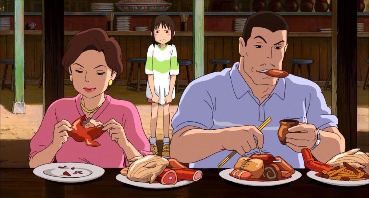 anthonin's tweet photo. #CiteUnFilmQuiTaMarque Le voyage de Chihiro, surtout cette scène ça m'avait traumatisé http://t.co/3BMNxpj5NK