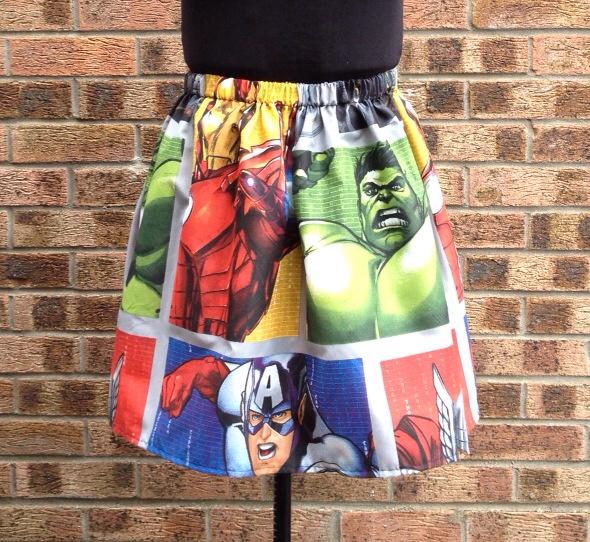 interrobangart's tweet photo. New Marvel Comics skirt! £25 in sizes 6-22: https://t.co/t2jfJgmT3s #womaninbiz #womaninbiz http://t.co/obz2heBWHM