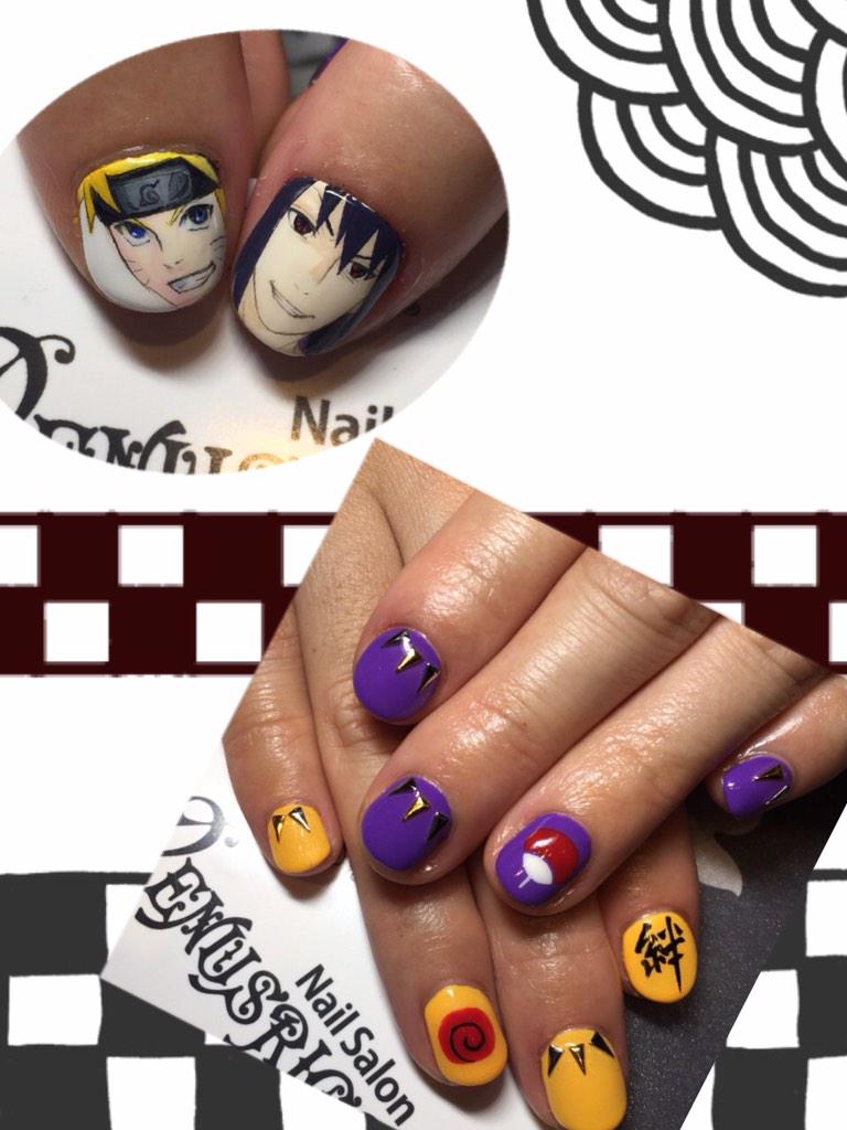 ウェヌスリコ 痛ネイル 秋葉原 בטוויטר お客様ご依頼のnaruto ナルト サスケモチーフ痛ネイル 痛ネイル ネイルデザイン Vrネイル Http T Co Jgzlosvagz