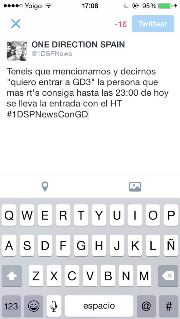 1DSPNews's tweet photo. Aquí tenéis. Mucha suerte a tod@s! http://t.co/YDSR5C2mkQ
