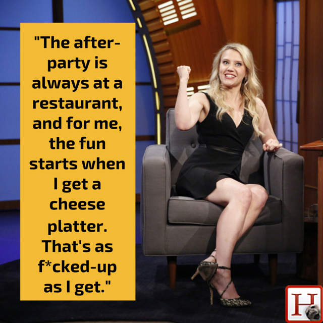 A girl after our own hearts. Happy Birthday, Kate McKinnon! 