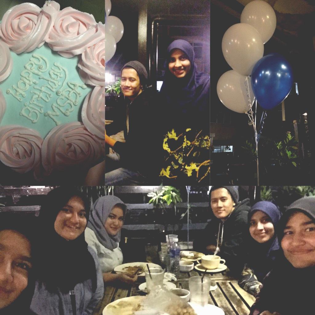 bellaharon's tweet photo. Impromptu birthday dins 🌸 #MSBA23 http://t.co/LAqIL1lqXi