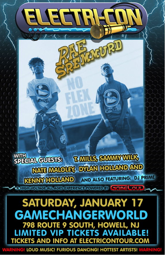 GCWNJ's tweet image. @RaeSremmurd's album dropped today! Who's coming to see them on the #ElectriConTour? Tix at electricontour.com