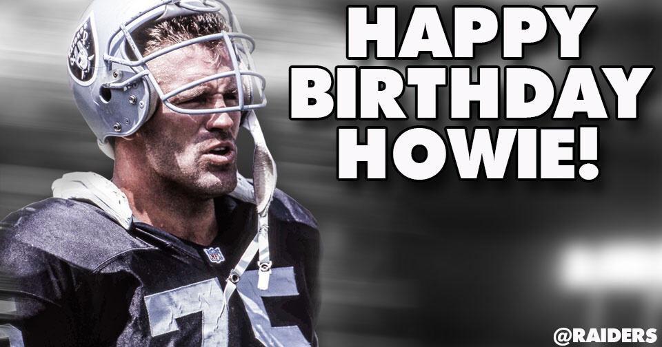 Happy birthday to and Raiders Legend Howie Long! 