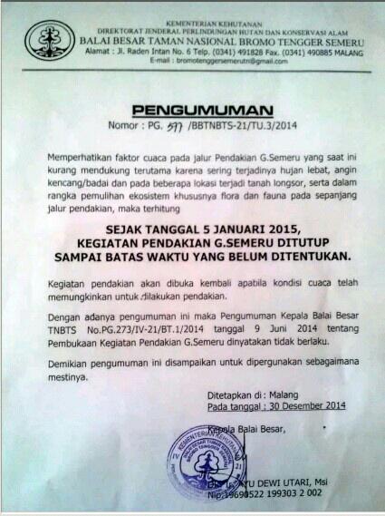 NgalasAdventure's tweet photo. #KabarGunung #Semeru http://t.co/8w8eXEvC14