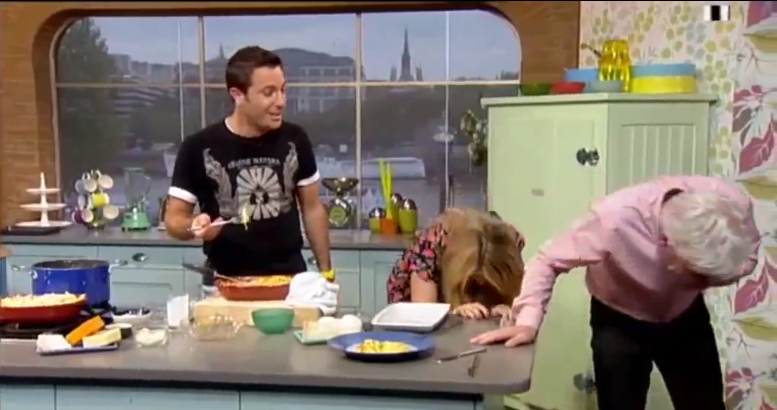Herdotie's tweet photo. WATCH: You Will Not Believe What Celeb Chef Gino D'Acampo Said On TV This Morning http://t.co/JZm2w61wIS http://t.co/WBO9OiK6Kp