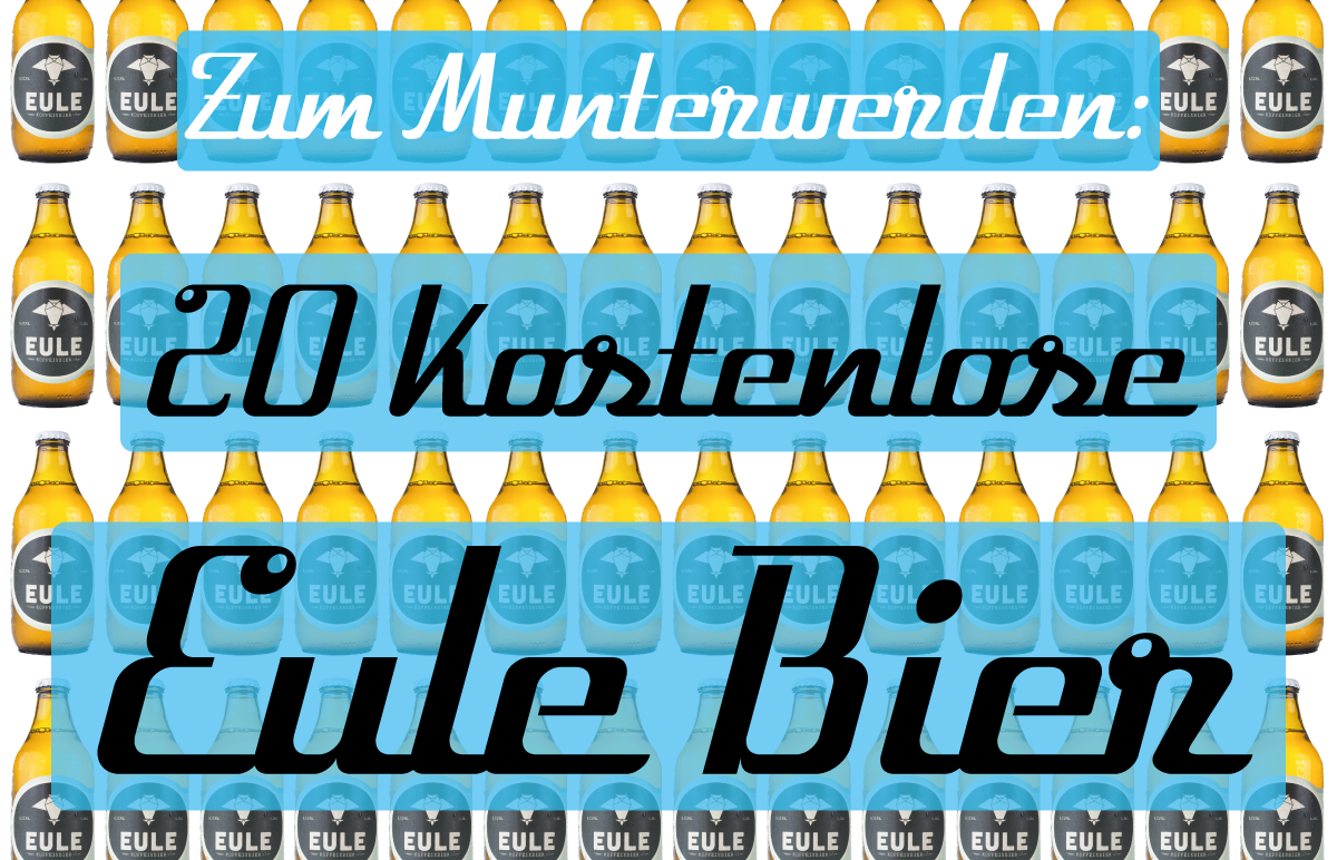 aredaktion's tweet photo. yessa! unsere freunde vom #eulekoffeinbier erhöhen die welcomedrinks um 20 EULE-Bier - zum munterwerden ;) #2yrsamag http://t.co/i0QRCozgxP