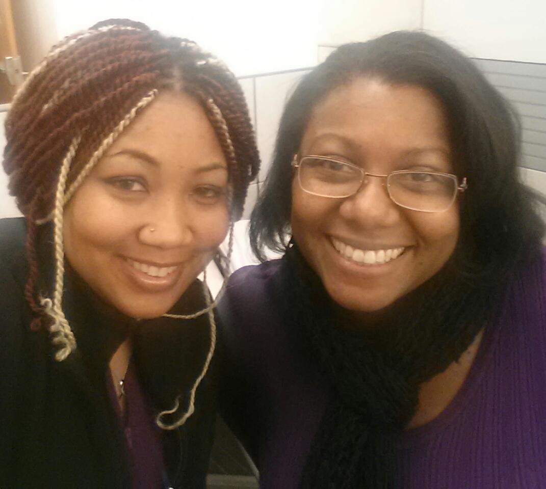 One2OneRecrtng's tweet photo. No we didn't plan it but purple looks good on us #TAIndy @EliseJRecruits @WendellSherrell http://t.co/YhlkJU6b4m