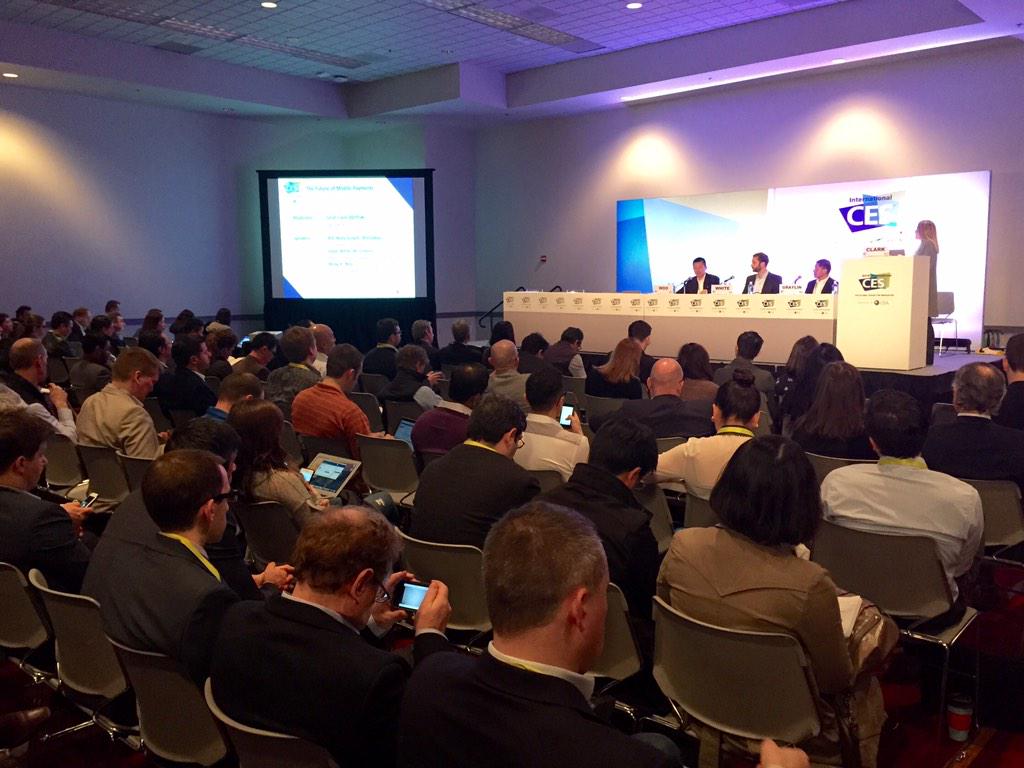 RT <a href="/MasterCardNews/">Mastercard News</a>: Full house for #mobilepayments session at #CES2015 <a href="/nfcw/">NFCW</a> @MungKiatMC <a href="/LoopPay/">LoopPay</a> <a href="/coinbase/">Coinbase 🛡️</a>