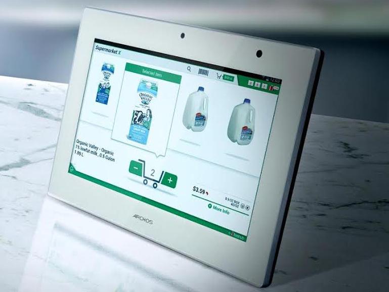 Archos Kitchen Screen does your grocery shopping right out of the fridge cnet.co/1BvjXSp #CES2015