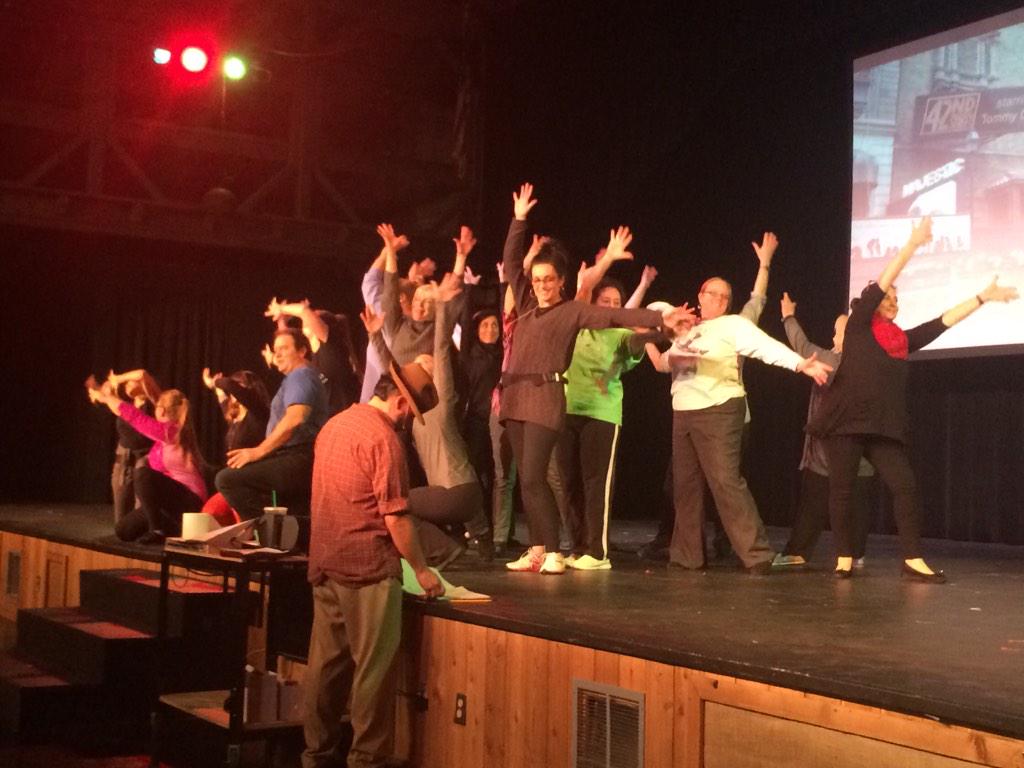 clintriley's tweet photo. Mic'd for rehearsal. Glad I'm not in the opening number, but they look great! @AcademyFineArts #FWAFA #FTS http://t.co/9nkr3qgd9c