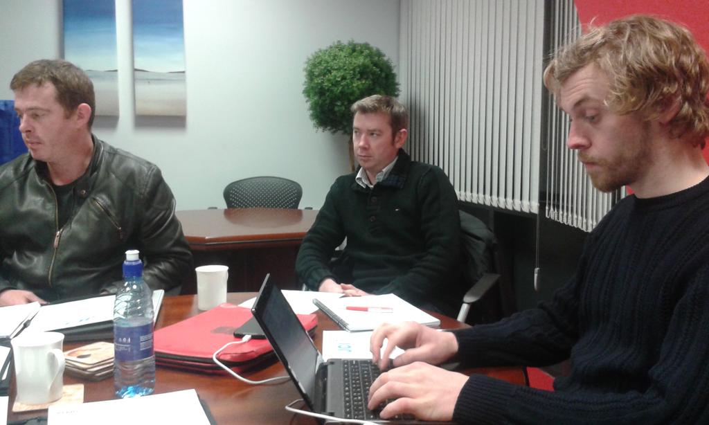 First council meeting of 2015 in @BBECentre #Leadbyexample #galwayhour