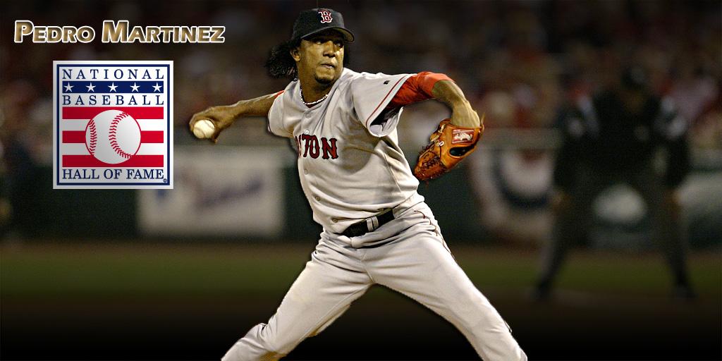 MLB's tweet image. Hall Four: Unit, Pedro, Smoltz, Biggio headed to @BaseballHall. atmlb.com/1Im3PD4 #HOF2015