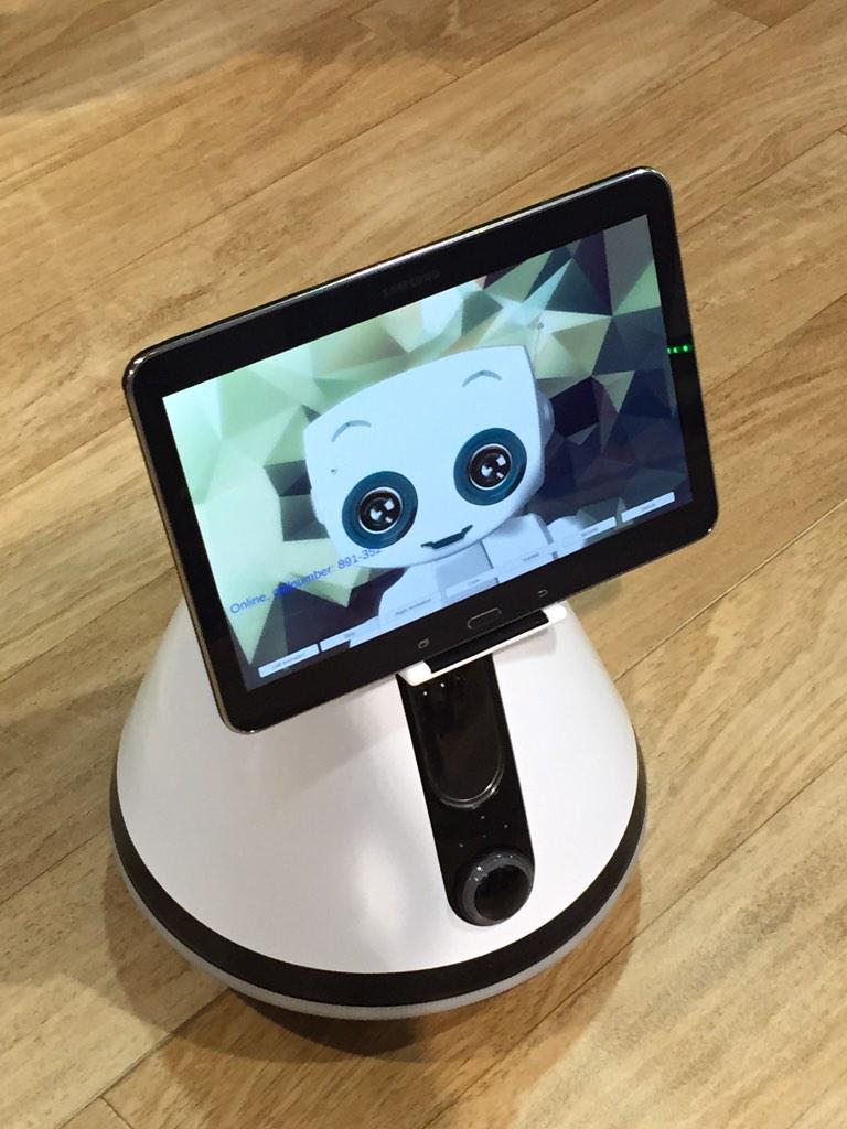 coldwellbanker's tweet image. #FutureRobot is small but mighty! A security, entertainment, health care, & education service all in one! #CBCES