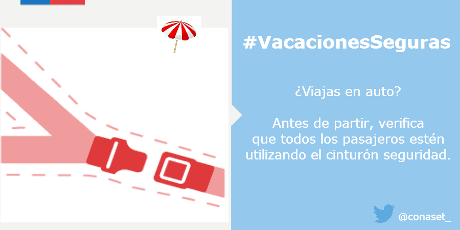 MTTChile's tweet photo. Si viajas en auto durante este verano, recuerda estas recomendaciones. Queremos que tengas unas #VacacionesSeguras http://t.co/4ZVWuvEGJ3