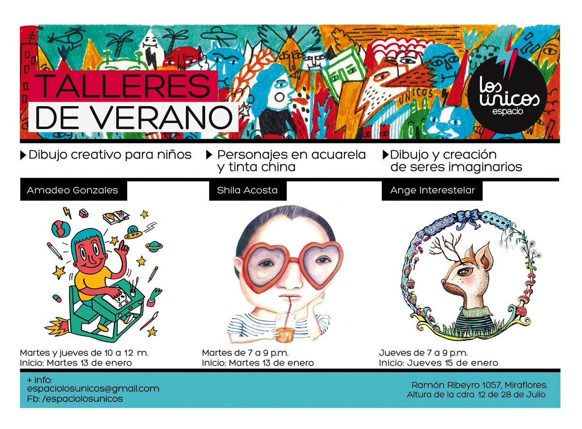 INSCRIPCIONES ABIERTAS PARA LOS TALLERES DE VERANO ::::