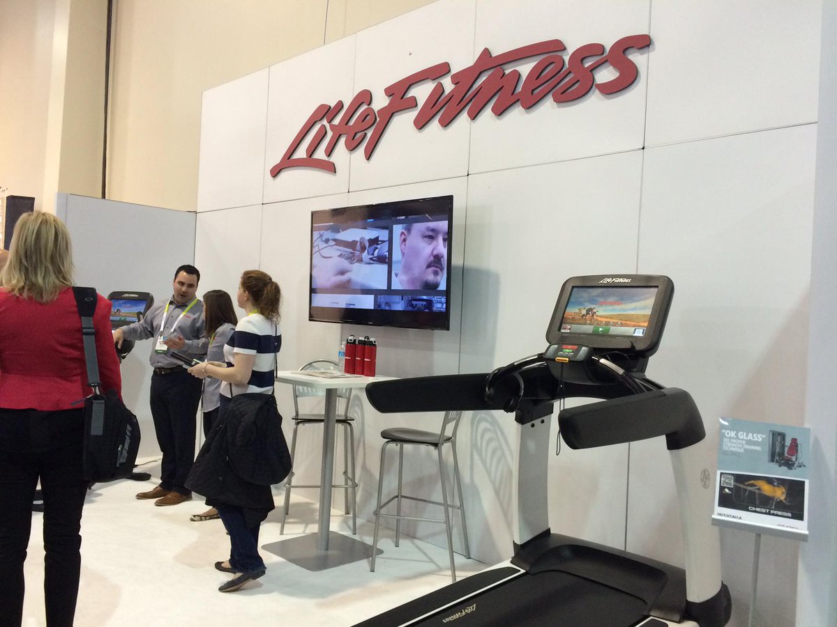 LifeFitness's tweet photo. We're at #CES2015! Come learn about the latest in fitness technology from our tech team at booth #74710. http://t.co/9PiPsMhk2Z