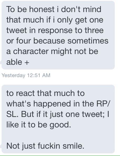 RolePlayRants's tweet image. #RantsInDMs this so much