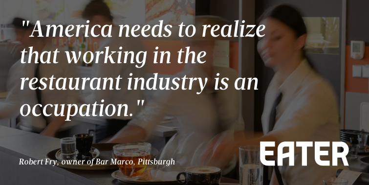 Eater's tweet image. A restaurant is abolishing tipping, and offering employees a $35,000 base salary. eater.com/e/7268766