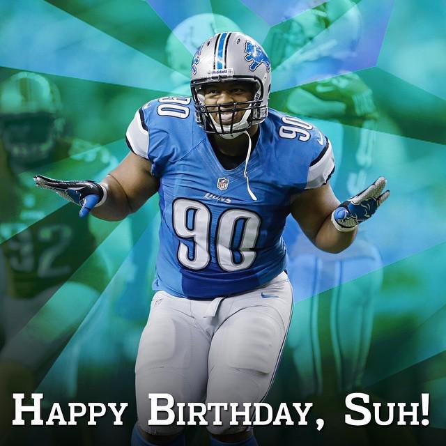Double-tap to wish Ndamukong Suh a Happy Birthday! by nfl 