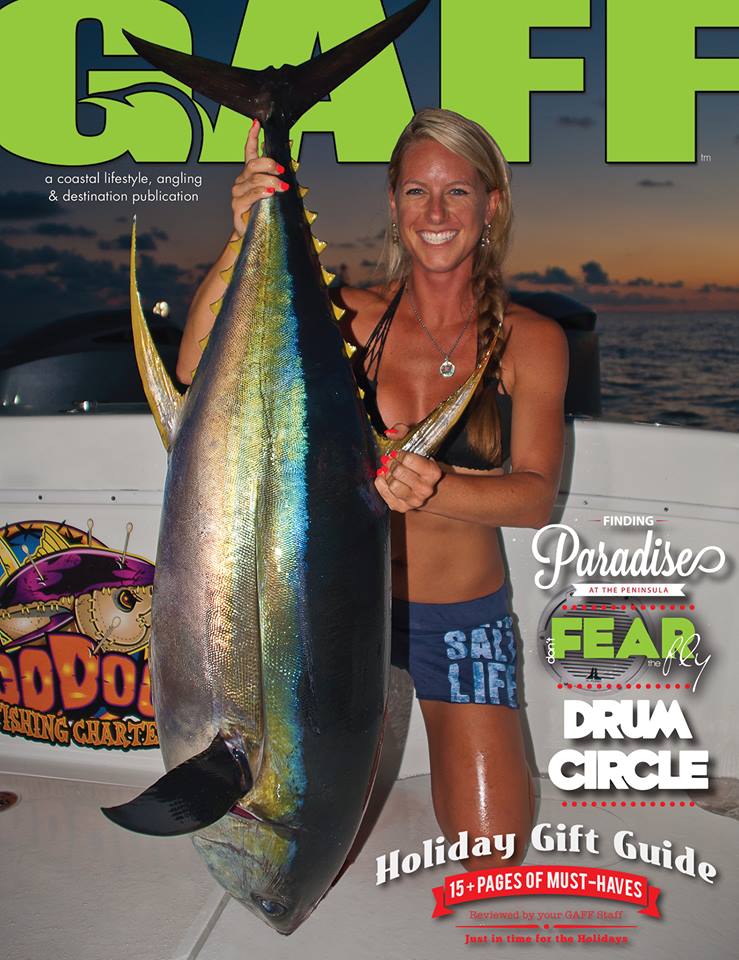 GAFFMagazine's tweet photo. Check our our newest issue &amp; #girlsofgaff Cover Angler Tara #gaffmagazine #Louisiana #tuna http://t.co/9WOvj2vJlV http://t.co/Oa7xs1Vylg