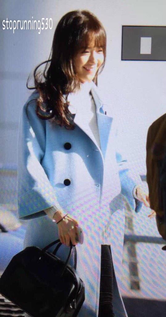[PIC][07-01-2015]YoonA xuất phát đi Hàng Châu - Trung Quốc để quay bộ phim truyền hình của cô vào sáng nay B6t31xrCAAANrDi