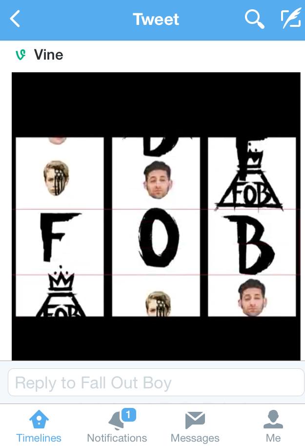 Woop woop! Look at this <a href="/falloutboy/">Fall Out Boy</a>