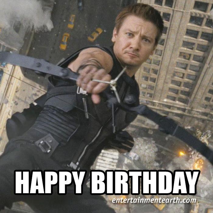 Happy 44th Birthday to Jeremy Renner of Avengers! Shop Collectibles:  