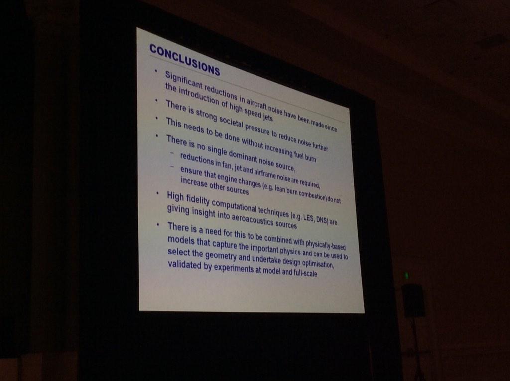 aiaa's tweet photo. Conclusions, in case anyone wanted a summary of what was just said #DrydenLecture #Amazing #AiaaSciTech http://t.co/uTqegqKFO2