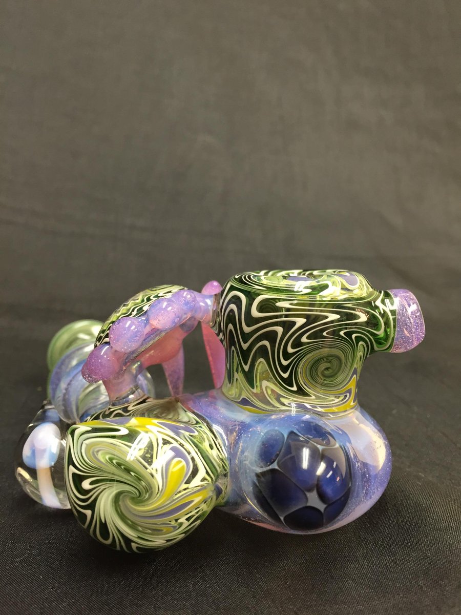 glglassvape's tweet photo. Brand New in the shop now heady Alex Vicknair dry herb pipe. How would you like to add this beauty to your collection http://t.co/qwNoXkkXli