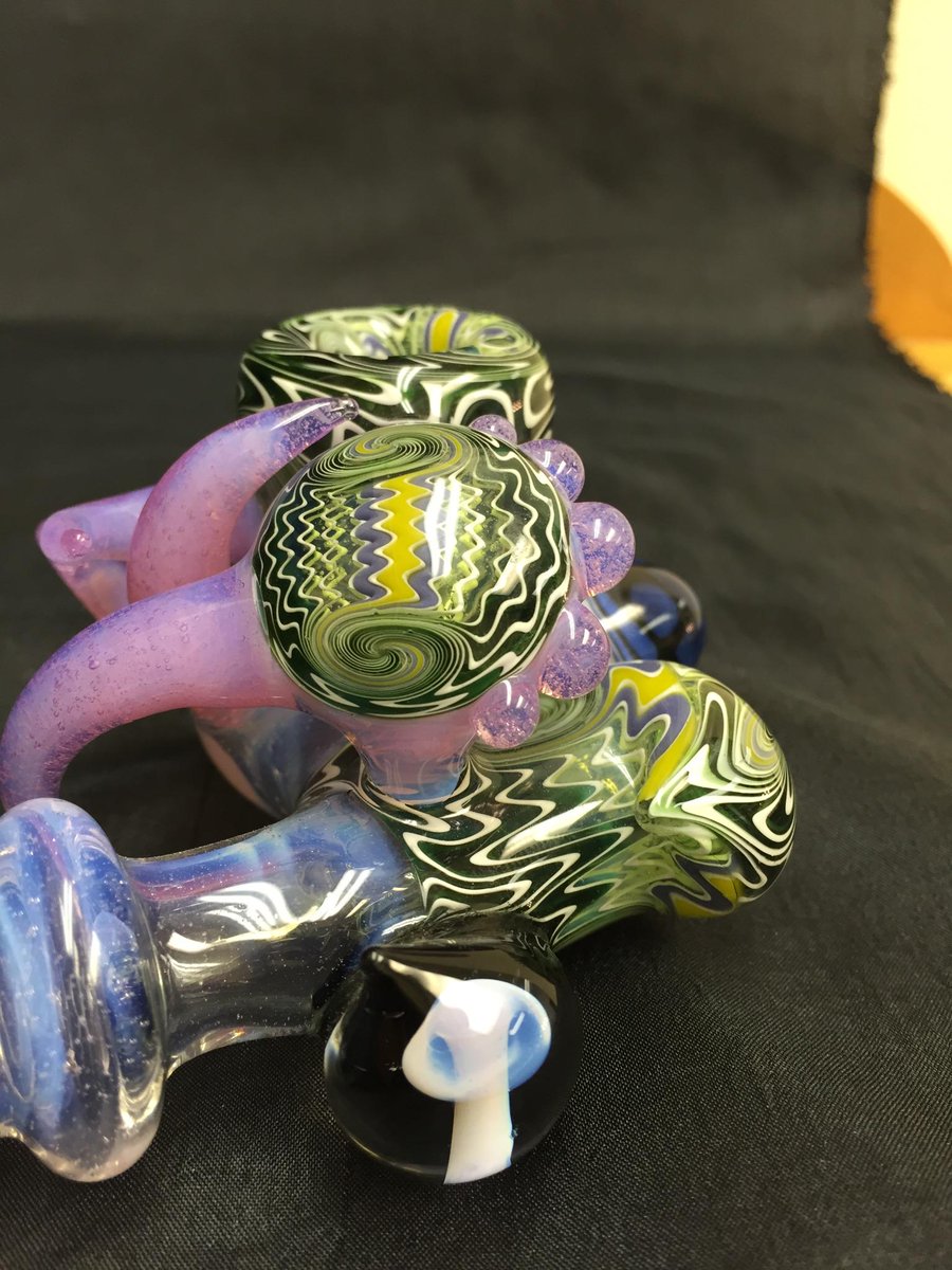 glglassvape's tweet photo. Brand New in the shop now heady Alex Vicknair dry herb pipe. How would you like to add this beauty to your collection http://t.co/qwNoXkkXli
